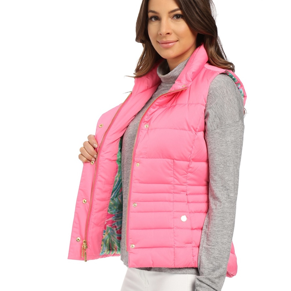 Lilly Pullitzer pink vest